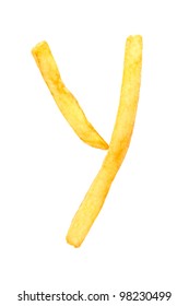 Alphabet Letter Y French Fries On Stock Photo Edit Now 98230499