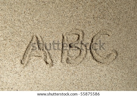 sandwriting Sand