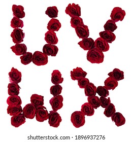 Letter V Made Of Flowers High Res Stock Images Shutterstock