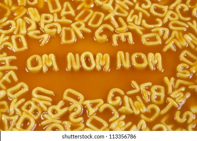 Alphabet Pasta - Om Nom Nom