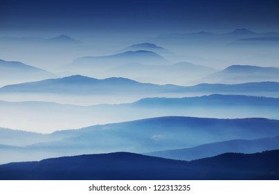 Foggy Mountains Crimea Stock Photo 517992268 | Shutterstock