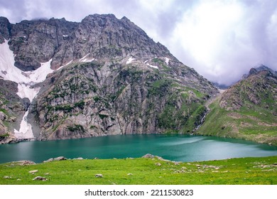 Alpine Lake Of Kashmir Valley, India.