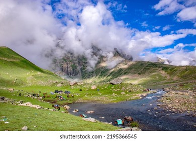 Alpine Lakes Of Kashmir Valley, India.