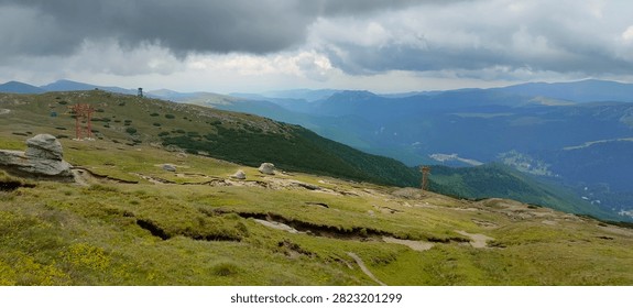 
Alpine meadows in the Bucegi Massif