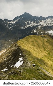 Alpine ridge between the Pass and the Cima di Lemma, Orobie, Italy