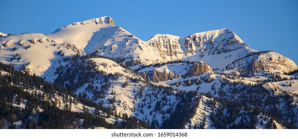 Alpine Skiing In Jackson Hole, Wyoming