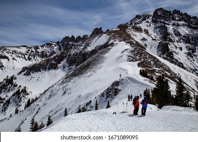 Alpine Skiing In Telluride, Colorado