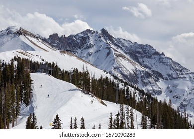 Alpine Skiing In Telluride, Colorado