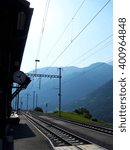 Alpine train station.