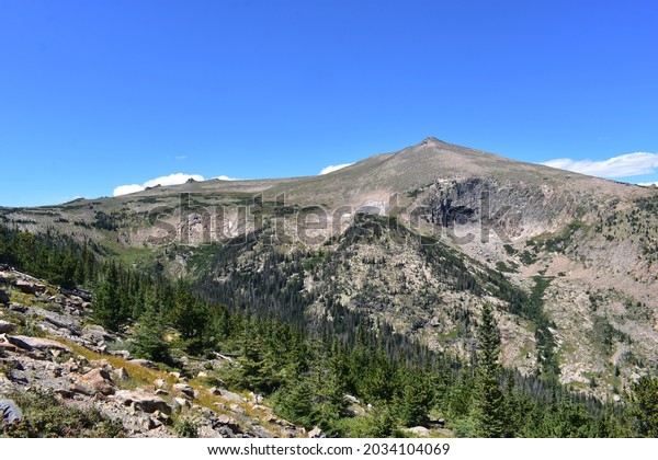Alpine Tundra in Rocky Mountain\
National Park with views of the Continental\
Divide