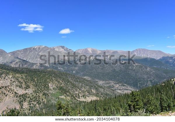 Alpine Tundra in Rocky Mountain\
National Park with views of the Continental\
Divide