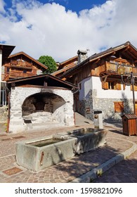 
The Alpine Village Of Méribel, In The French Alps