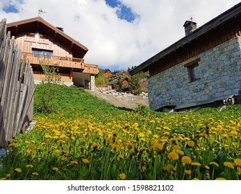 
The Alpine Village Of Méribel, In The French Alps