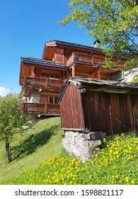 
The Alpine Village Of Méribel, In The French Alps