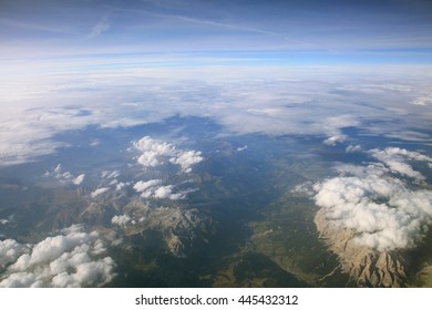 Alps Aerial View