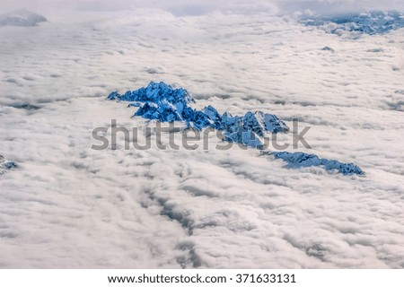 Similar – Image, Stock Photo above the clouds