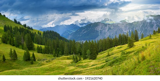 Alps Mountain Fellhorn, Bavaria Germany