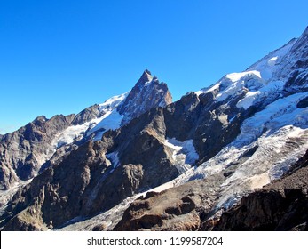 Alps mountains France la Grave glacier