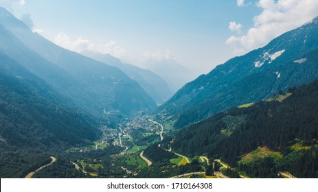 The Alps mountains in Switzerland