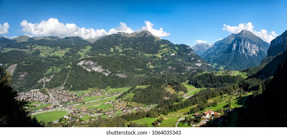 Alps panorama from Reichenbach Falls view point