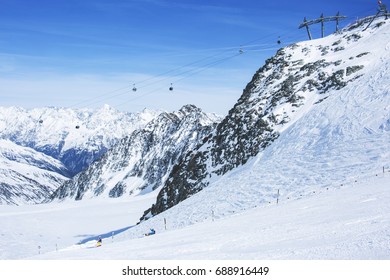 alps and winter time 
