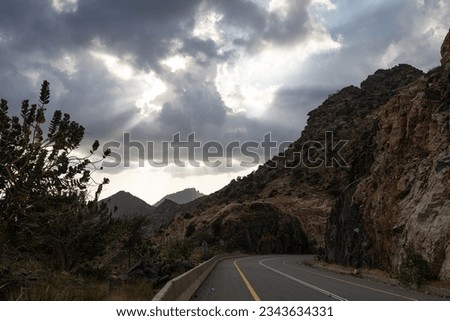 Al-Shafa Road Taif, Mohamadia Mountains, Saudi Arabia, Apr 07, 2023