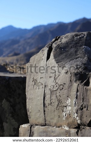 Altai Mountains, Kalbak-Tash tract petroglyphs