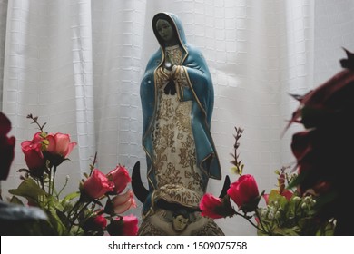 Altar of Virgin on Streets of Mexico City