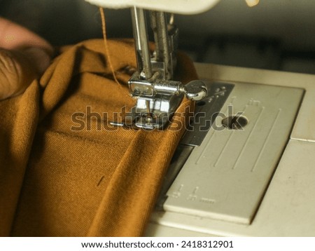Alter clothes using a sewing machine