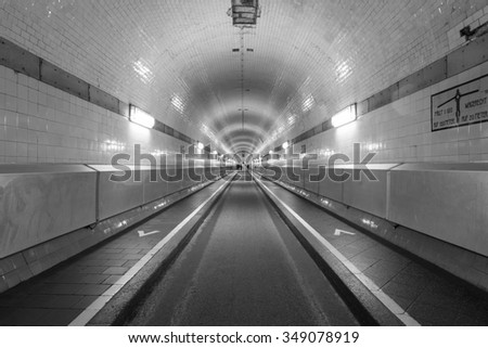 Similar – the tunnel Deserted Tunnel