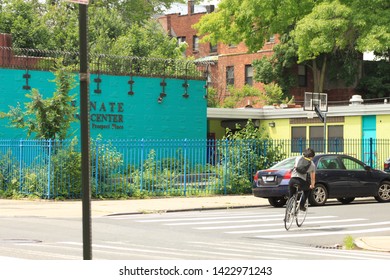 Alternative Learning Center In Crown Heights Brooklyn For Sixth Through Twelfth Grade Students Who Have Been Removed From School On A Long Term Suspension. NY June 13 2019