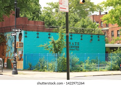 Alternative Learning Center In Crown Heights Brooklyn For Sixth Through Twelfth Grade Students Who Have Been Removed From School On A Long Term Suspension. NY June 13 2019