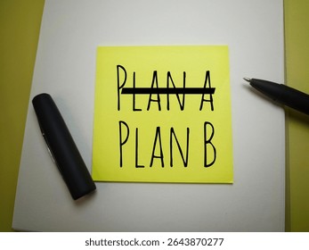 Alternative Planning with Plan A and Plan B – Creative Mindset, Strategic Adjustment, and Smart Choices for Business, Career, or Personal Goals. 