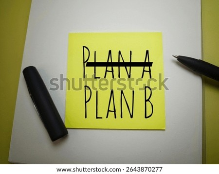 Alternative Planning with Plan A and Plan B – Creative Mindset, Strategic Adjustment, and Smart Choices for Business, Career, or Personal Goals. 
