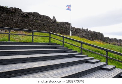 The Althing At Thingvellir In Iceland