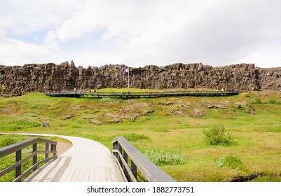 The Althing At Thingvellir In Iceland