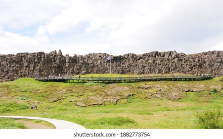 The Althing At Thingvellir In Iceland