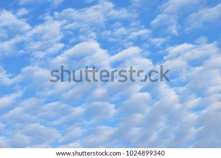 Altocumulus Clouds Blurred Abstract