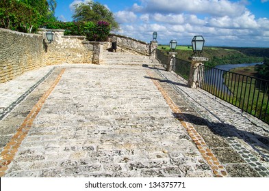 Altos De Chavon With View On River