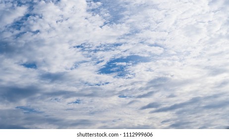 Altostratus Cloud On Sky.