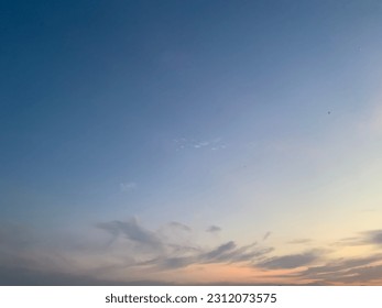 Altostratus clouds is a fiber of gray and blue cover part of the sky at Thailand.no focus - Shutterstock ID 2312073575