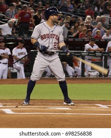 José Altuve 2nd Baseman For The Houston Astros At Chase Field In In Phoenix AZ USA August 14,2017.