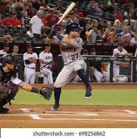 José Altuve 2nd Baseman For The Houston Astros At Chase Field In In Phoenix AZ USA August 14,2017.