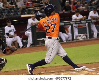 José Altuve 2nd Baseman For The Houston Astros At Chase Field In In Phoenix AZ USA August 15,2017.