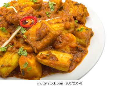 Alu Bengan - Indian Potatoes And Eggplant