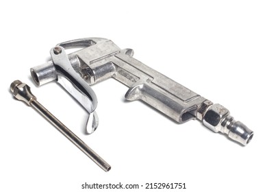 Aluminium Air Duster Blower Gun On White Background