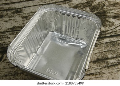 Aluminium Box On A Wooden Table