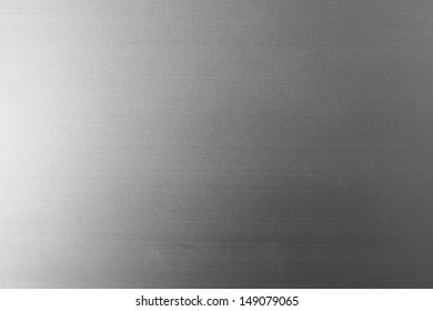 Aluminium Brushed Plate Background Or Texture