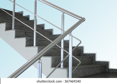 Aluminium Hand Rails With The Stairs