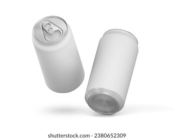 Aluminum drink can mockup isolated on white background - Powered by Shutterstock - Get 15% off with code: PIKWIZARD15